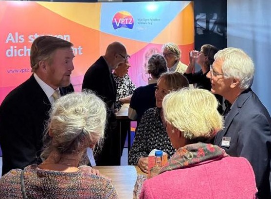 Koning bij 40 jr VPTZ
