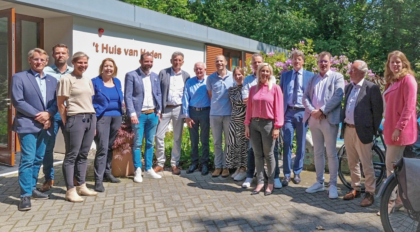 Bezoek burgemeester en wethouders gemeente Emmen